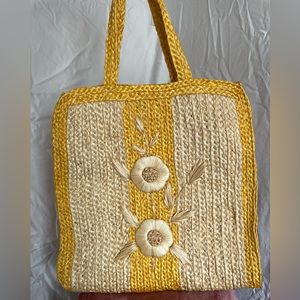 VINTAGE Woven Tote Bag